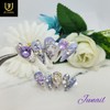 ❣️ Sweet Violet Handmade Nail Tips ✨ - Short Round