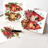 Focart 6-Pack Christmas Cardinals Diamond Painting Greeting Card Kits, Special
