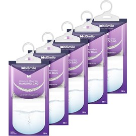Moisture Absorbers Bag, Hanging Closet Dehumidifier Bags for Car, Bathrooms, Humidity Packs with Lavender Fragrance, 9.8OZ, 5 Pack