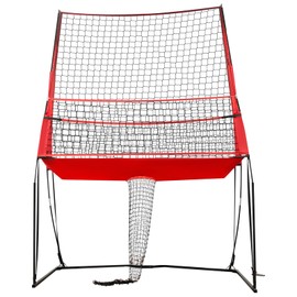 QUEMARQUE Volleyball Training Equipment, 8x11ft Volleyball Practice Net Station with Adjustable Height, Easy Assembly Hitting Serving Practice Volleyball Net for Backyard Indoor Outdoor