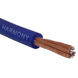 Harmony Audio HA-PW8BLU-200 8 Gauge 8GA Car Stereo Matte Blue Power Cable Amp Wire - 200 FT