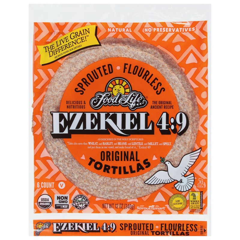 FOOD FOR LIFE Organic Whole Grain Tortillas, 12 OZ