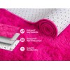 Isdook Large Fuzzy Rug 8x10 Feet Hot Pink Fluffy Rug