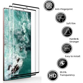Homemo 2+2 Pack Galaxy S24 Ultra Screen Protector Tempered Glass + Camera Lens 9H Hard