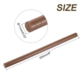 uxcell 30pcs Full Size Hot Glue Gun Sticks 8-inch x 0.43-inch High Sticky Large Hot Glue Sticks for Glue Gun, Coffee