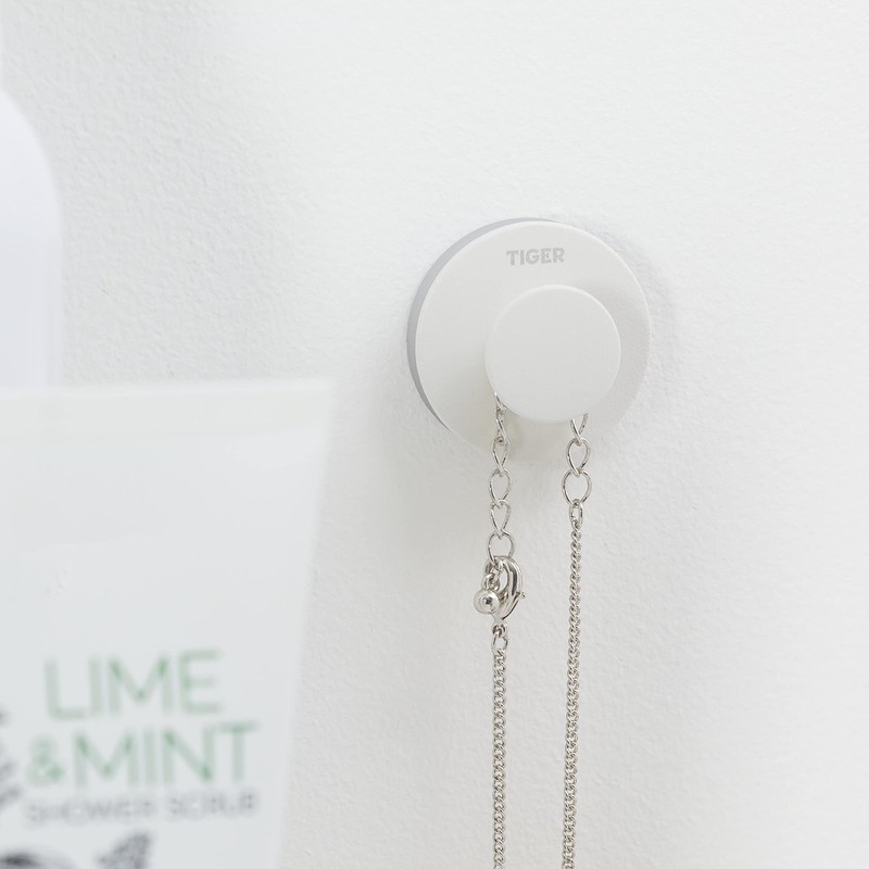 Tiger Urban, Towel hook small, White, 18x35x35mm