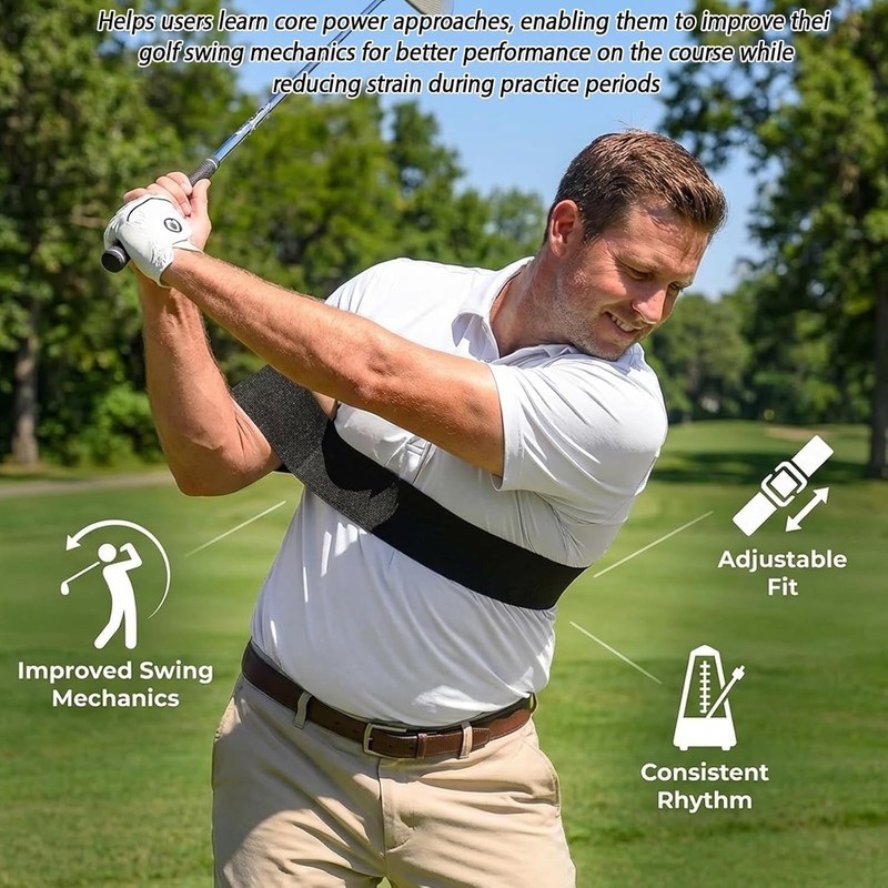 KxrTpx TRS Slider Golf Training Aid, Swing Sync Golf Trainer