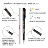 Set 12 Pz Plumas Borrables Surtidas Boligrafo Lapicero Borra