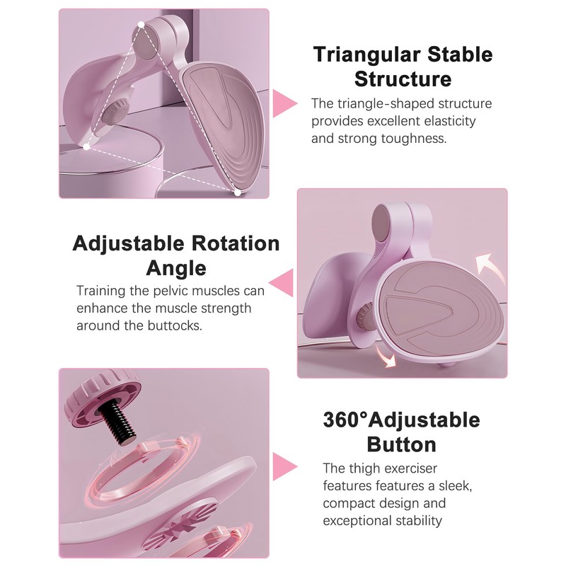 Pelvic Floor Exercise Devices, Thigh Trainer for Women & Men,