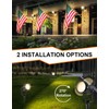 CREPOW Dusk to Dawn Outdoor LED Spotlight,Outdoor Landscape Lighting with
