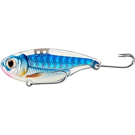 LIVE TARGET Unisex Adult SNS50SK210 ICT Shad Blade Bait, 2 Inch, 0.9 L, Glow/Blue, Multi, One Size