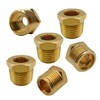 AMZDIAI Brass Reducer Bushing, 1/2" NPT Male to 3/8" NPT