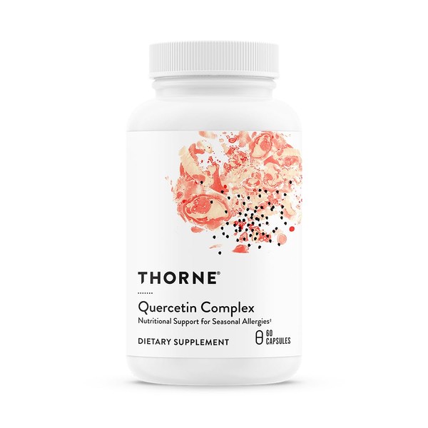 Thorne Quercetin Complex (Formerly Quercenase) - Nutritional Support for Seasonal Allergies - 60 Capsules - 60 Servings