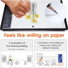 Foebxxs [2-Pack] Paper Screen Protector for Lenovo Tab M11, Matte PET Film for Drawing and Writing [Anti-Glare][Write as Paper][Easy Installation]