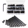 cSeao 114Pcs M6 Black Flat Head Allen Bolt Joint Connecting