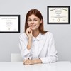 Icona Bay 8.5x11 Diploma Frames (Black, 12 Pack), Sturdy Wood