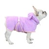 BT Bear Dog Bathrobe, Super Absorbent Quick Dry Microfiber Coat