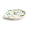 DEMDACO Blue Green Spring Leaves 6 x 4.5 Stoneware Spoon