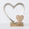 BOLTZE Carolyn Decorative Stand Aluminium Silver 22 x 18 cm
