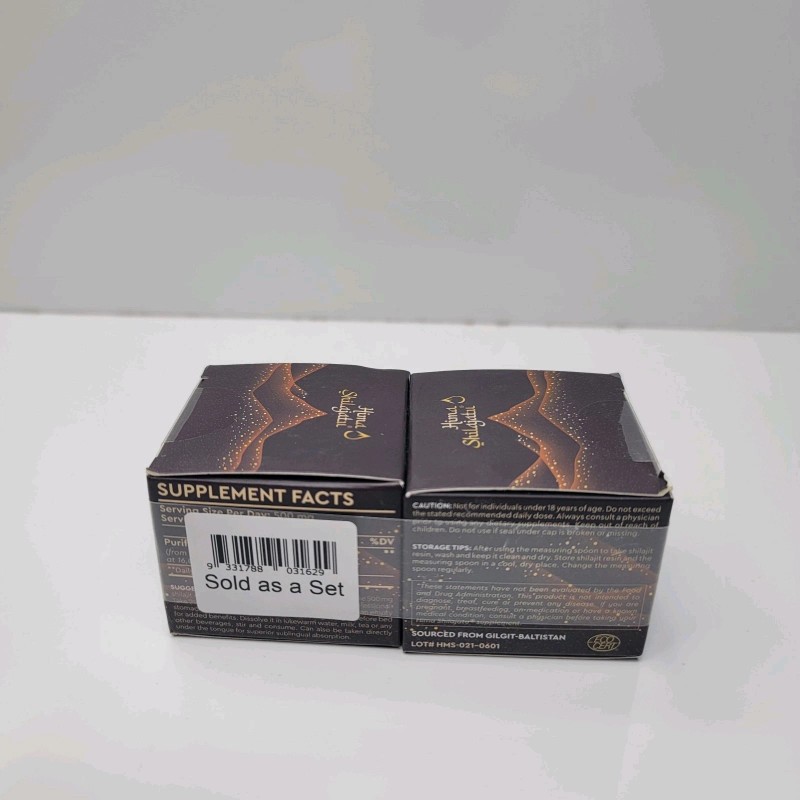 Hima Shilajit Pure 100% Himalayan Shilajit, Soft Resin, Organic, Extremely