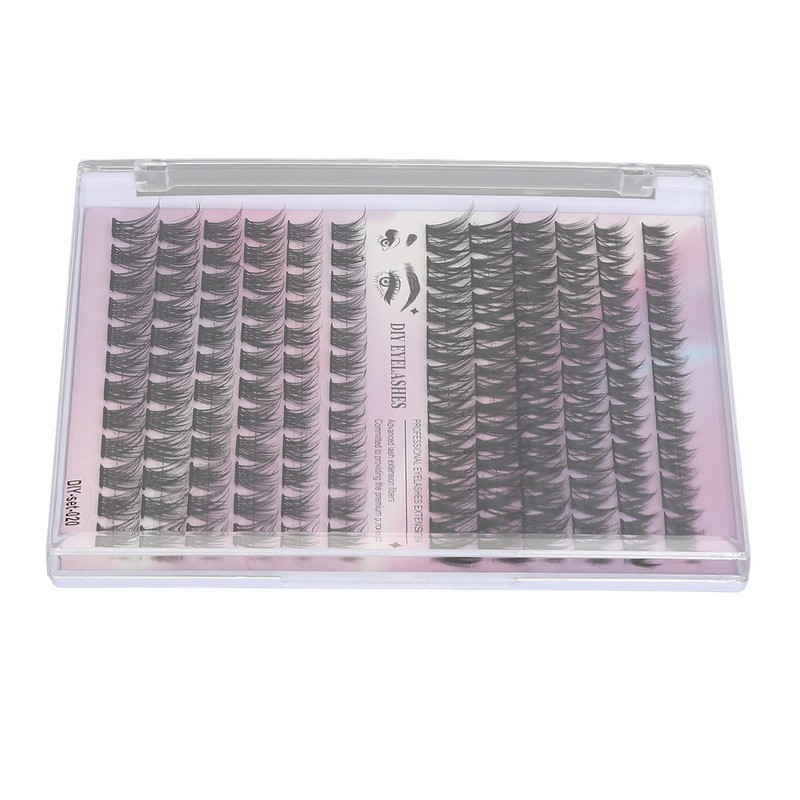126 Clusters DIY Lash Extensions Kit D Curl Fluffy Individual