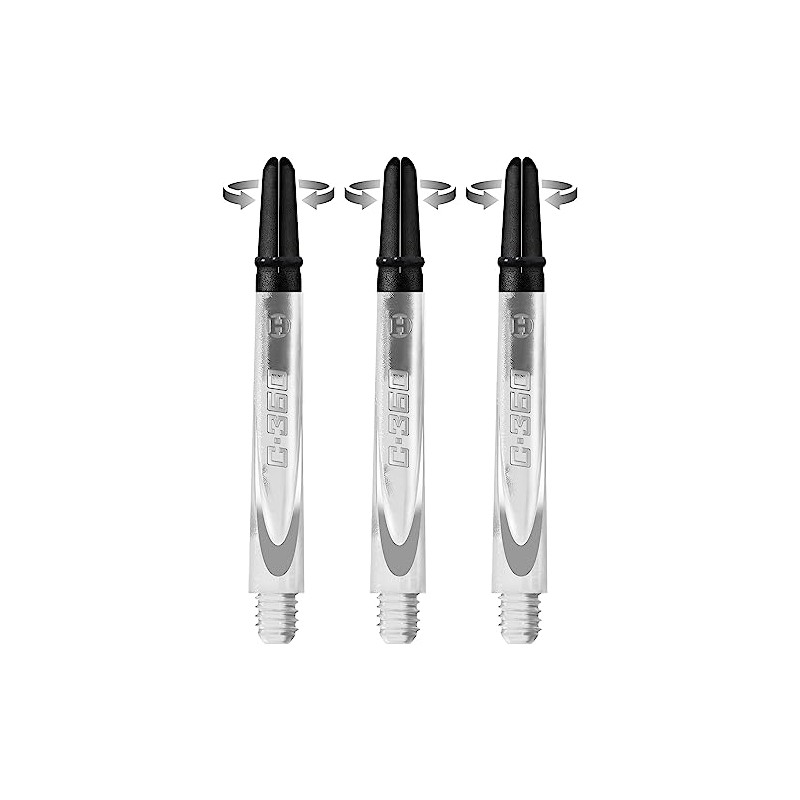 Harrows Darts Technology Carbon 360 Shafts, Rotating Carbon Top by