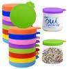 Oui Lids - 20 Pack Reusable Silicone Jar Lids for