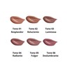 Kit/Set Brillo Labial Bissu Nueva Formula 6 pzas Tonos Nude