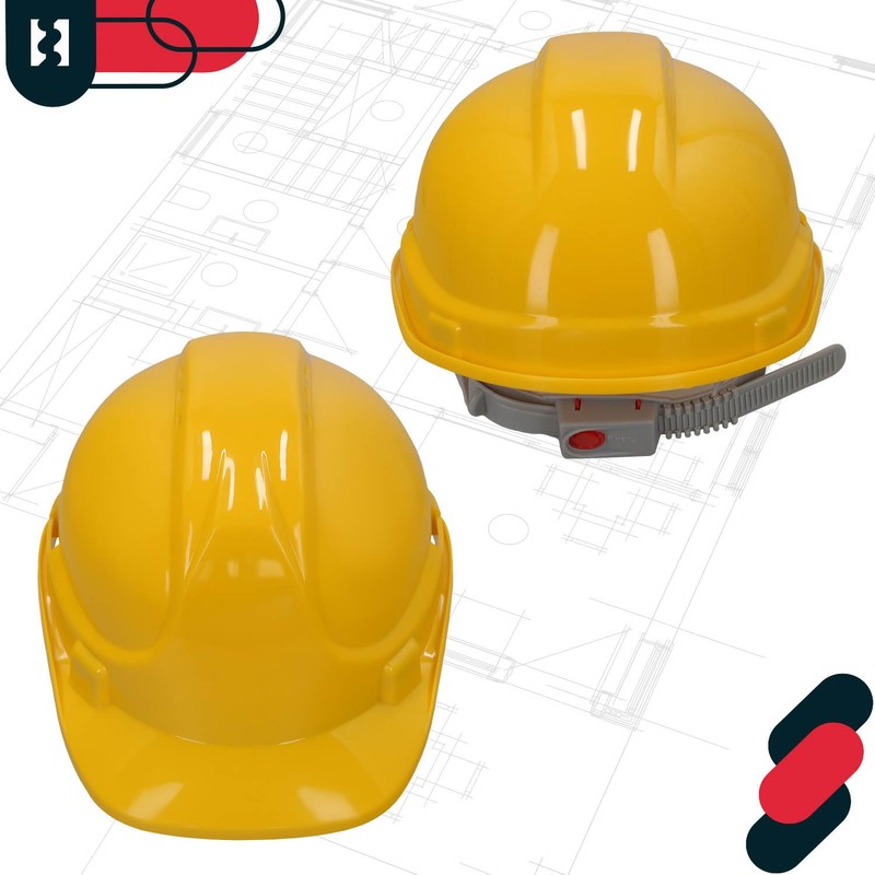 KOTARBAU® Protective Helmet Construction Helmet Adjustable Yellow