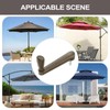 Patio Sunshade Replacement | Table Canopy Crank Handle | Lightweight