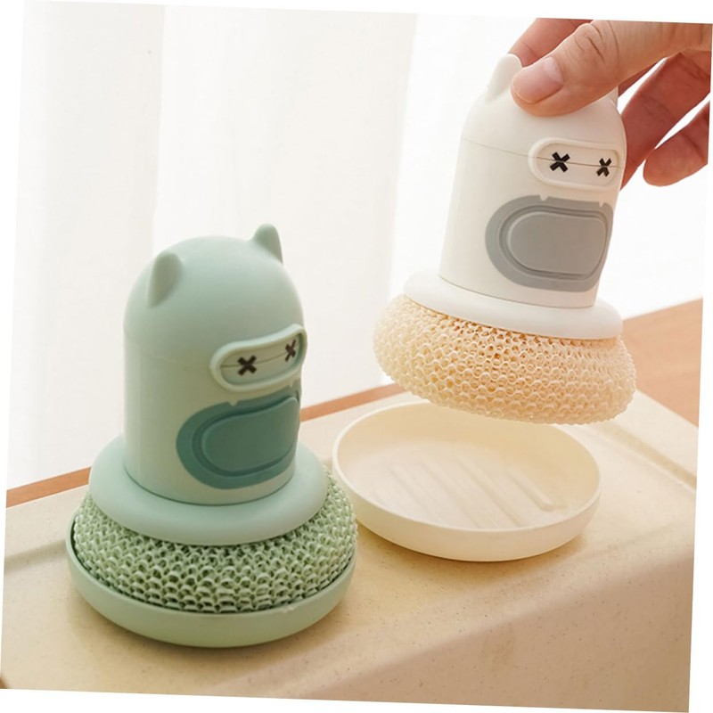 ABOOFAN Kitchen Dish Cleaning Brush Pot Scrubber Flexible Material Dishware