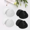 2 Pairs White Shoulder Pads 2 Pairs Black Shoulder Pads