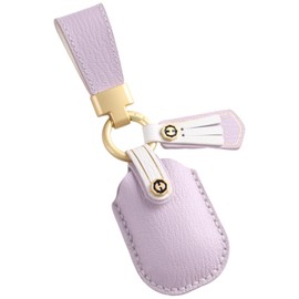 [smasol] NBOX N-BOX Custom New JF5 JF6 Step Wagon Key Cover ZRV ZR-V Genuine Leather HONDA STEP WAGON Smart Key Case RP6 RP7 RP8 Key Shell Key Case, Purple (Genuine Leather for Women) / 4 Button