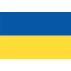 Unbranded Ukraine Flag Magnet for Car and Refrigerator 3.5" x 2" Ukrainian Flag Colors