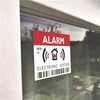 imaggge.com Electronic System Alarm Stickers, Pack of 12, Dimensions 7.4
