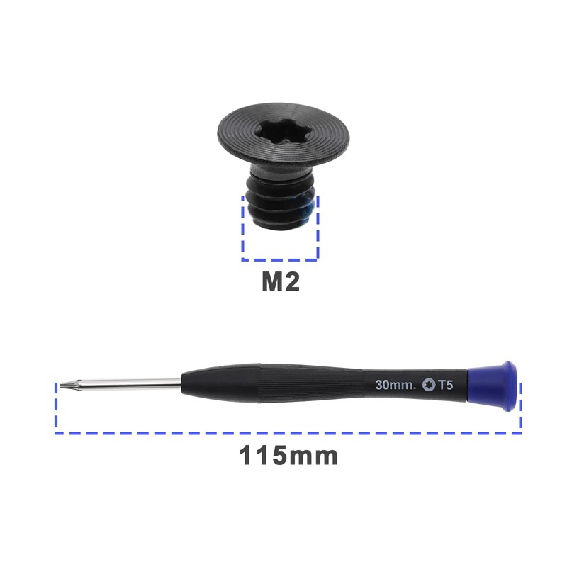 ECSiNG Pack of 20 M2 x 3 Torx T5 Laptop