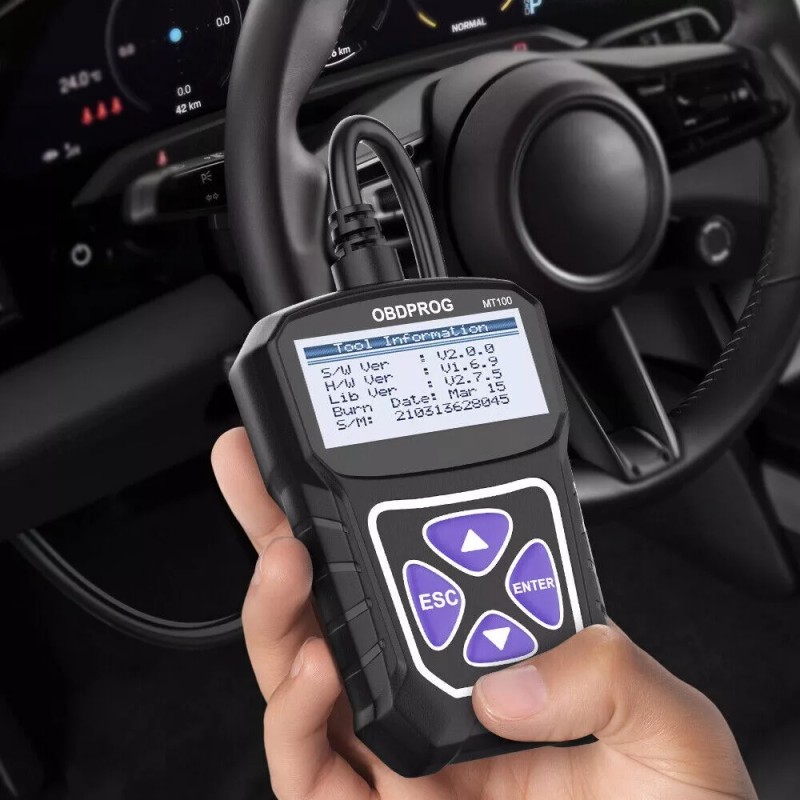 OBDPROG Toyota Prius Car Engine Fault Erase Code Scanner OBD2