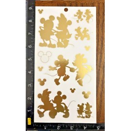 Happy Planner MICKEY MOUSE THE HAPPY PLANNER, 1 SHEET BEAUTIFUL CLEAR VINYL STICKERS #DISNEY22