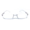 Incredible Bargains The Parker Rectangle Half Frame Reading Glasses, Unisex