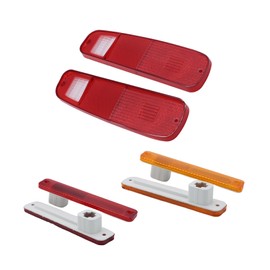 CLSSLVVBN 6Pcs Tail Light Side for Fender Housing Kit Light Housings Fit For F150 F250 Truck 78-79 Bright Durable