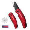 WORKPRO Folding Utility Knife Red with 10 Extra SK5 Blades