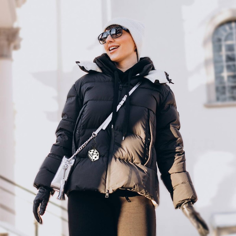 Reflexy Cube Reflector Pendant Recycled Felt Pedestrian Reflector Pendant Cube