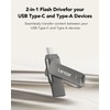 Lexar® JumpDrive® Dual Drive D400 USB 3.1 Type-C USB Drive,