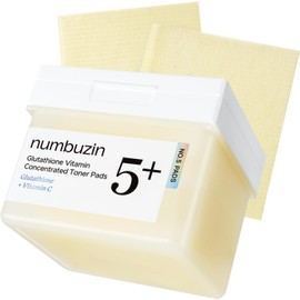 NUMBUZIN No.5 Almohadillas Faciales con Vitamina y Niacinamida - Pads Concentrados con Glutatión, Vitamina C y E - Exfoliación Suave, Iluminador y Antioxidante para Piel Radiante - 180 ml 70 Pads