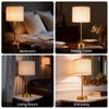AWOKE 17.7-Inch Tall Cordless Table Lamp, 7500mAh Long-Lasting Battery Operated