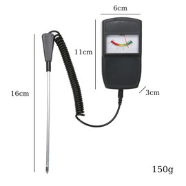 Soil pH Meter Accurate pH Tester Kit for Orchards, Farm, Greenhouses, Lawn, Tea Gardens
