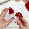 Bergin & Bath Needle Felting Kit, Toadstools - Adult Art