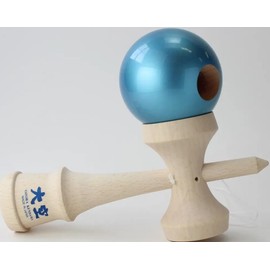 Yamagata Koubou Competition Kendama "Ozora" (Japan Kendama Association Certified), Premium Metallic Turquoise Blue