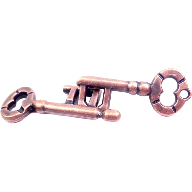 Traditional Metal Brain Teaser – Classic Puzzle Toy for Logic