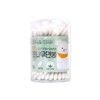 Premium Sterilized Baby Cotton Swabs with Sturdy Wood Sticks, 100 Count (Round/Cylindrical) Cosmetic 20ea